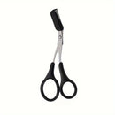 Tesoura de corte de sobrancelha com pente