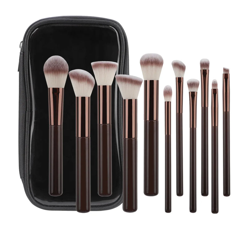 Conjunto pincéis de maquiagem